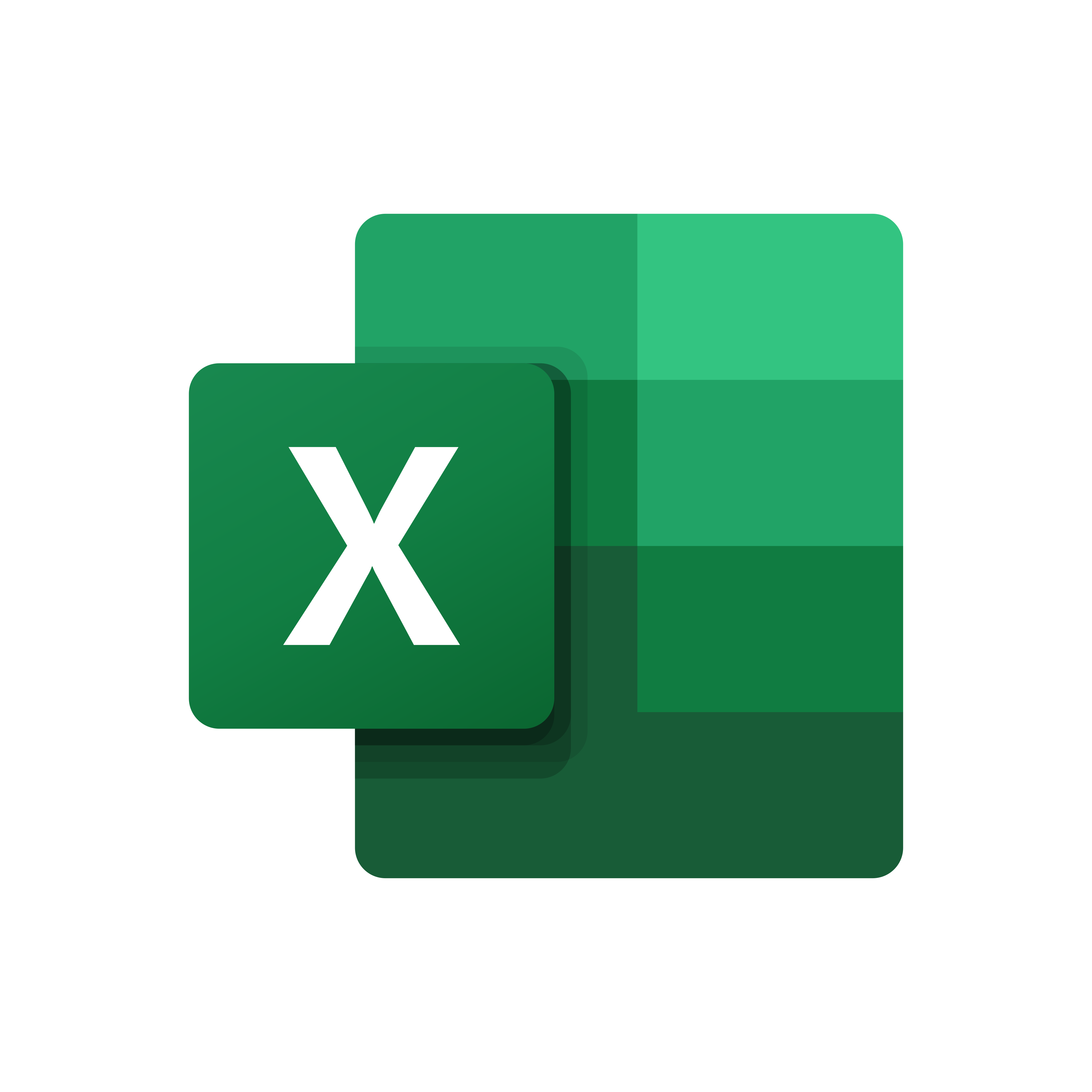 Logo de la herramienta Excel de Microsoft
